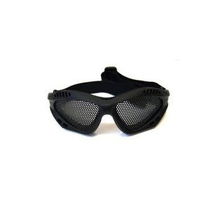 ACM Protective goggles with steel net - black